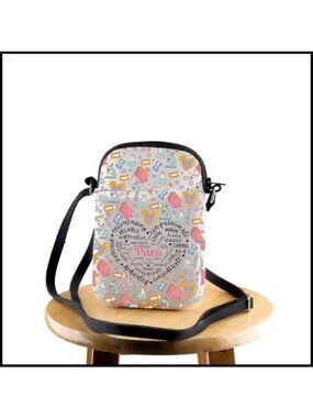 Paraprofessional Teacher Appreciation Gift Crossbody Bag Small Polyester Travel